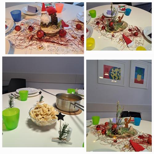 Weihnachten in der Schulküche